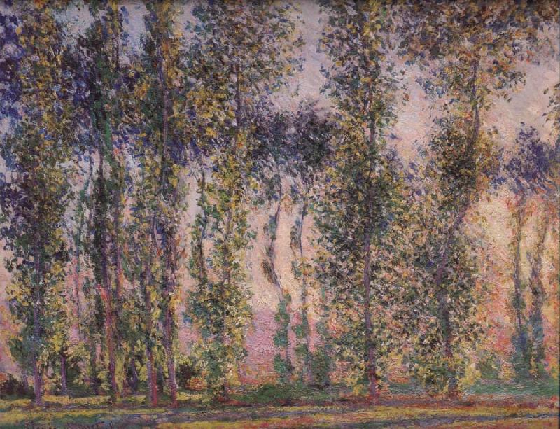 Claude Monet Poplars at Giverny